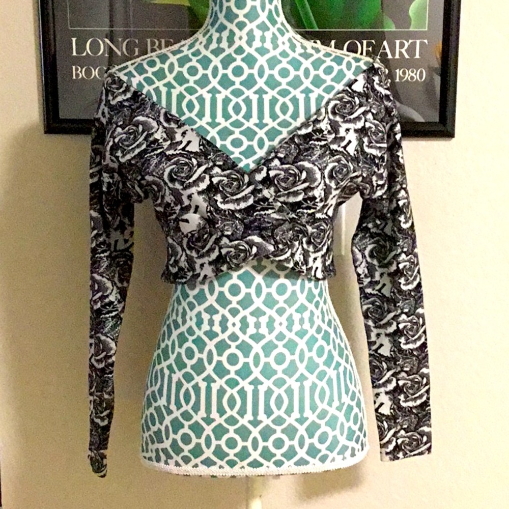 Vintage late 70’s Betsy Johnson double breasted cropped jacket.